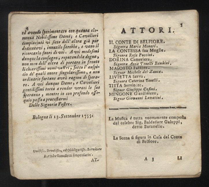 Le nozze. Dramma giocoso per musica di Polisseno Fegejo p. … | Immagine Gallery 5