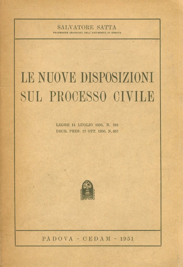 Le nuove disposizioni sul processo civile. | Immagine principale