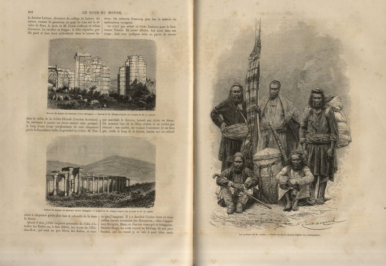 Le Pandjab et le Cachemir. Textes et dessins inédits.