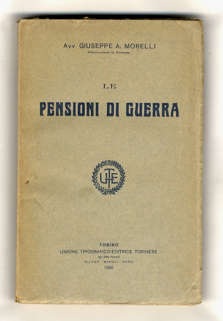 Le pensioni di guerra.