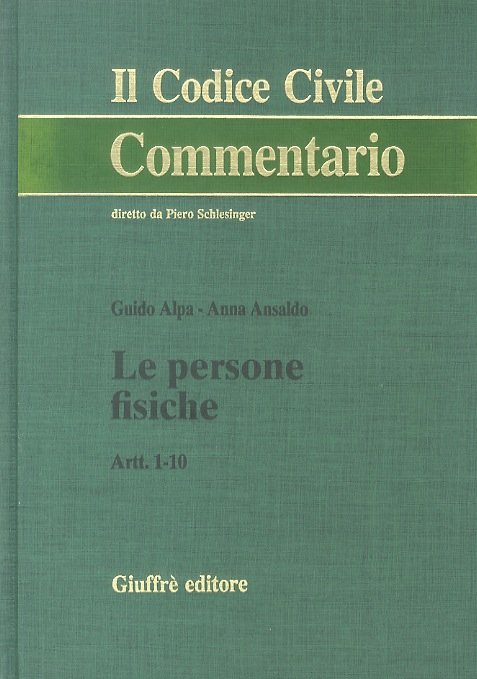 Le persone fisiche. Artt. 1-10. | Immagine Gallery 2