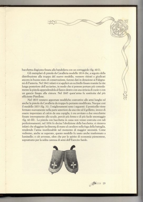 Le pistole d'ordinanza piemontesi (Regno di Sardegna 1720 - 1861).