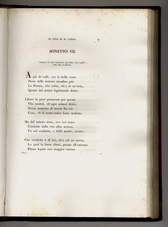Le rime del Petrarca. Vol. I. [- vol. II].