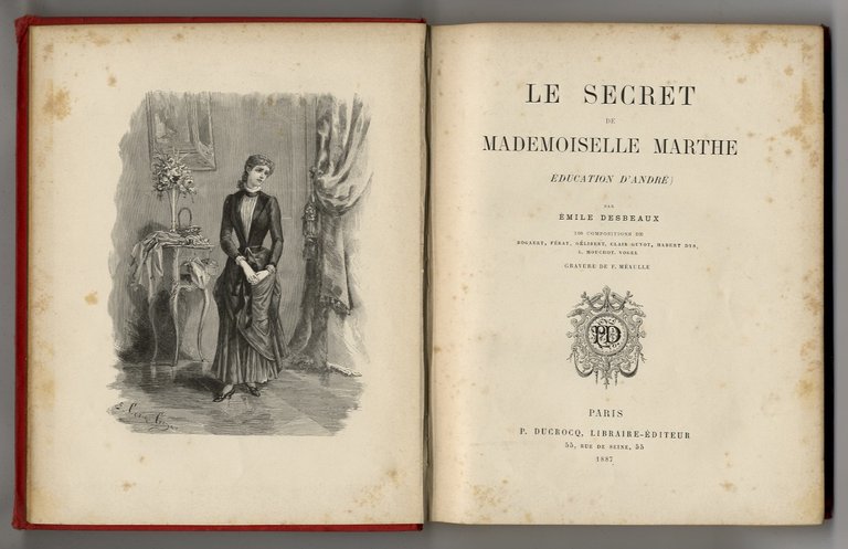 Le Secret de Mademoiselle Marthe. (Education d'André). 100 compositions de …