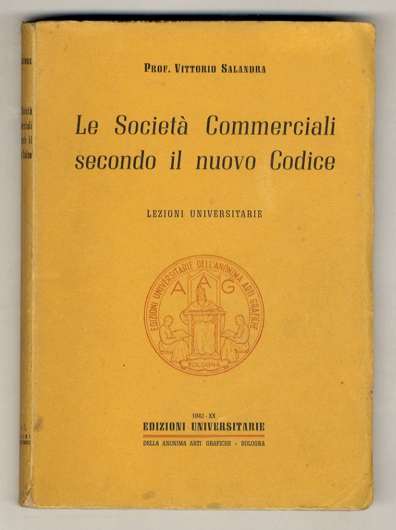 Le società commerciali secondo il nuovo codice. Lezioni universitarie. | Immagine principale