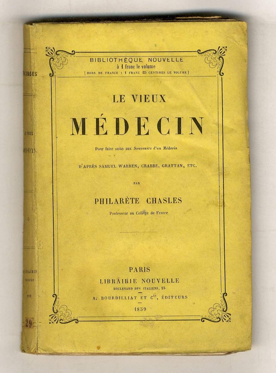Le vieux médecin. Pour faire suite aux Souvenirs d'un médicin … | Immagine principale