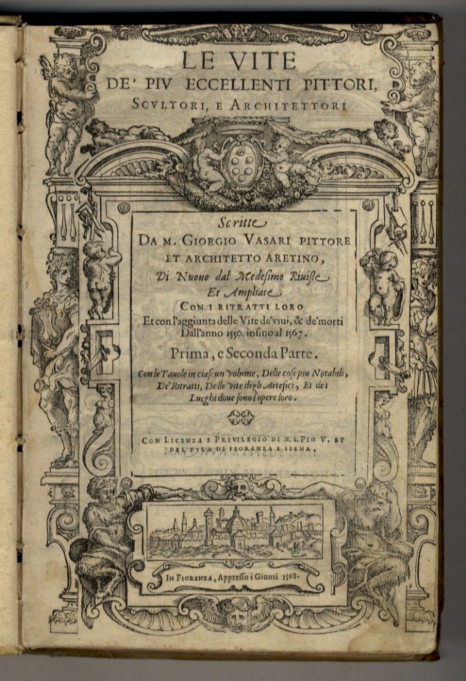 Le Vite de' piu Eccellenti Pittori, Scultori, e Architettori scritte … | Immagine principale