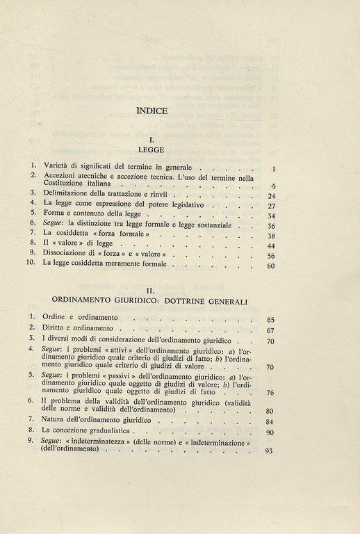Legge - Ordinamento giuridico - Pluralità degli ordinamenti. Saggi di …