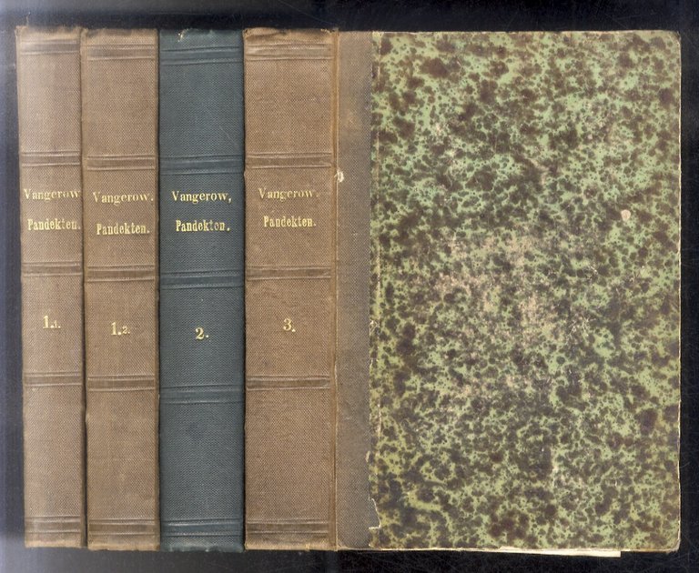 Lehrbuch der Pandekten. Erster Band; Siebente vermehrte und verbesserte Auflage …