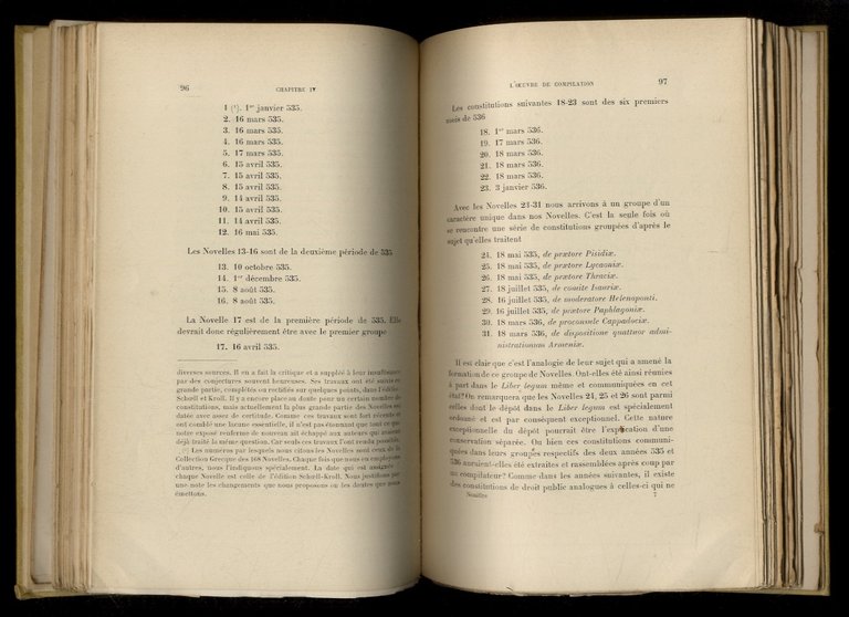 Les collections de Novelles de l'empereur Justinien. Origine et formation …