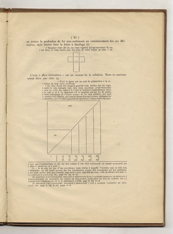 Les connaisances mathématiques de Jacques Casanova de Seingault [.] Extrait …