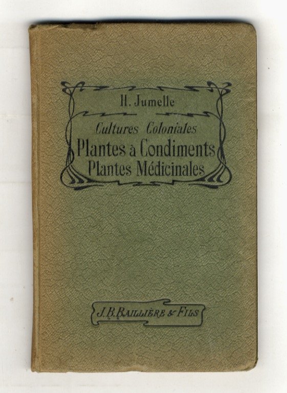 Les cultures coloniales. Plantes à condiments et plantes médicinales. 2ème …