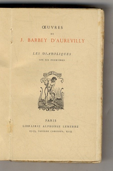 Les diaboliques. Les six premières.