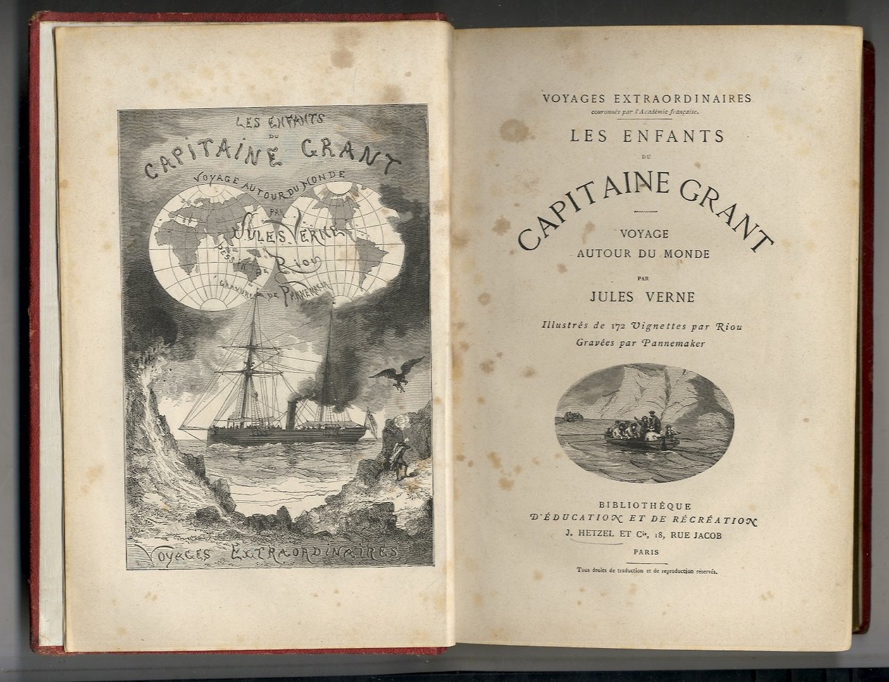 Les Enfants de Capitaine Grant. Voyage atour du monde par …