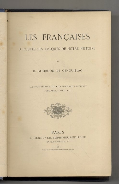Les Françaises a toutes les époques de notre histoire [.] … | Immagine Gallery 2