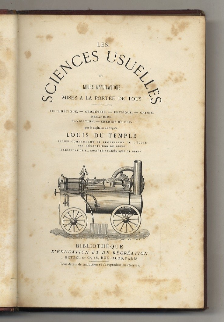 Les Sciences usuelles et leurs applications mises à la portée …