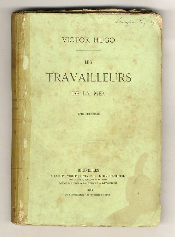 Les travailleurs de la mer. Tome premier [deuxième - troisième].