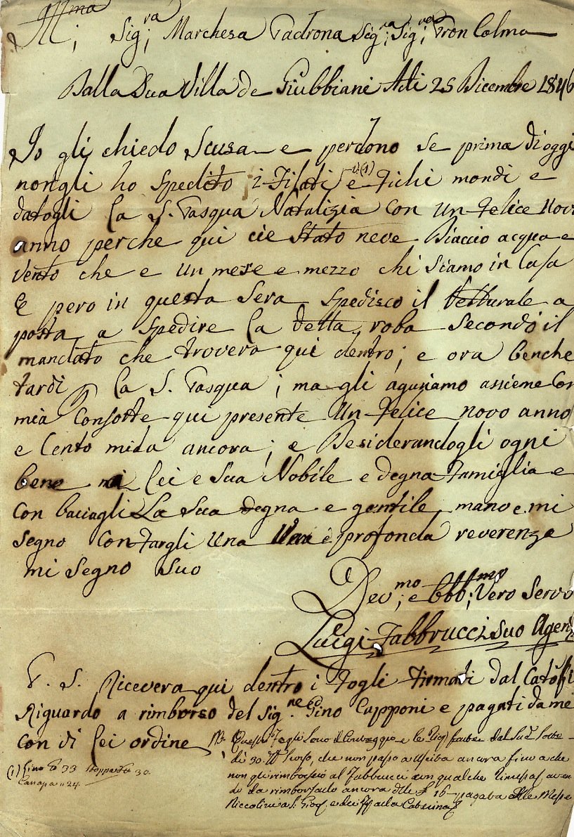 Lettera manoscritta autografa, firmata, stesa in chiara grafia su una … | Immagine principale