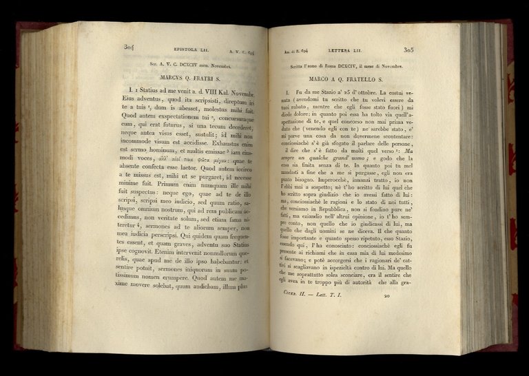 Lettere di M.T. Cicerone, disposte secondo l'ordine de' tempi. Traduzione …