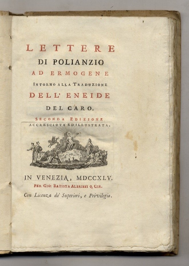 Lettere di Polianzio ad Ermogene. Intorno alla Traduzione dell'Eneide del … | Immagine principale