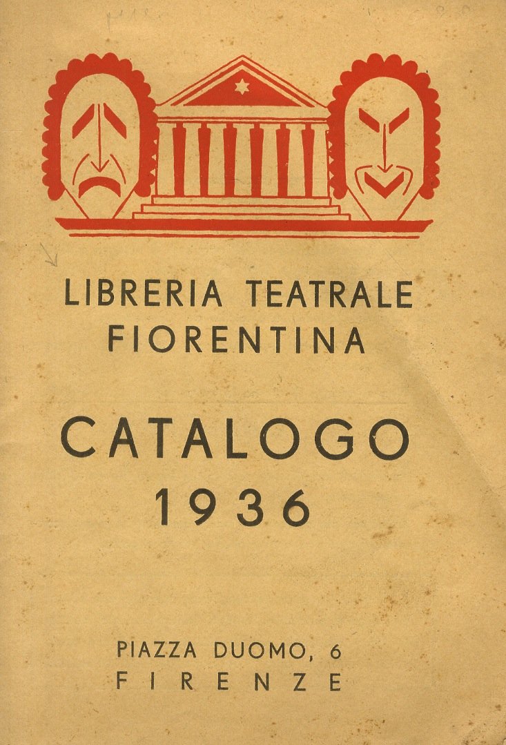 Libreria Teatrale Fiorentina. Catalogo 1936. | Immagine principale