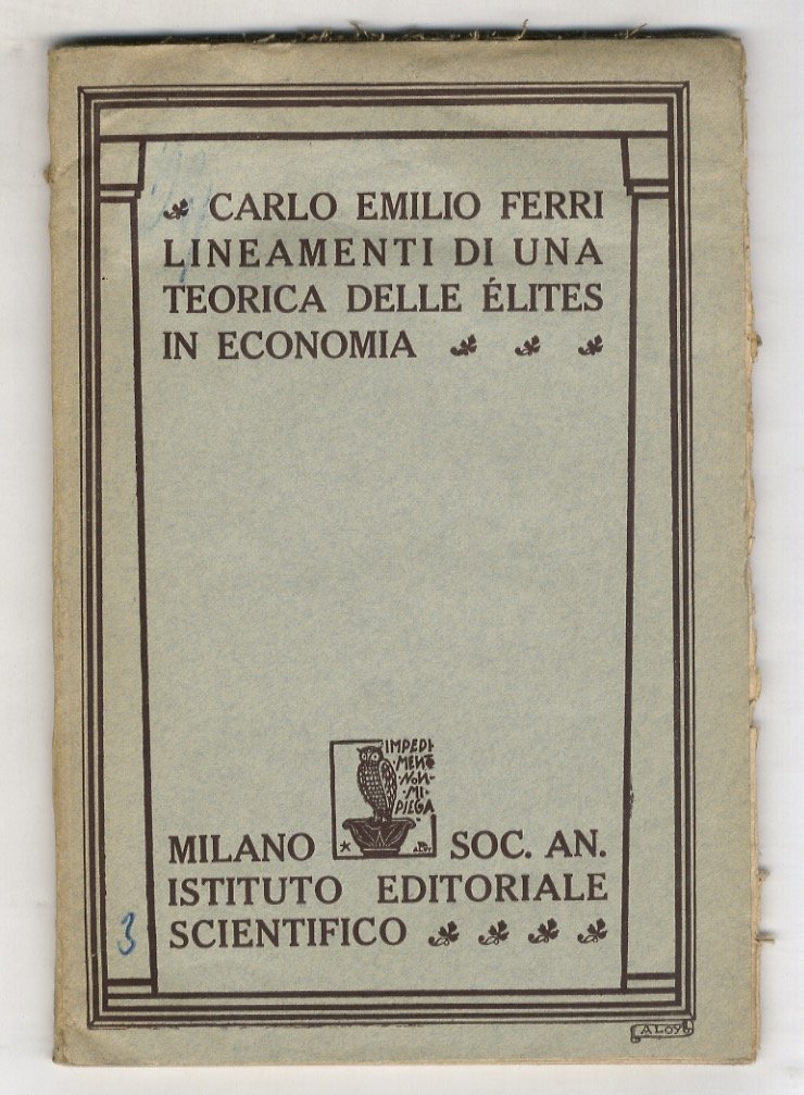 Lineamenti di una teorica delle élites in economia.