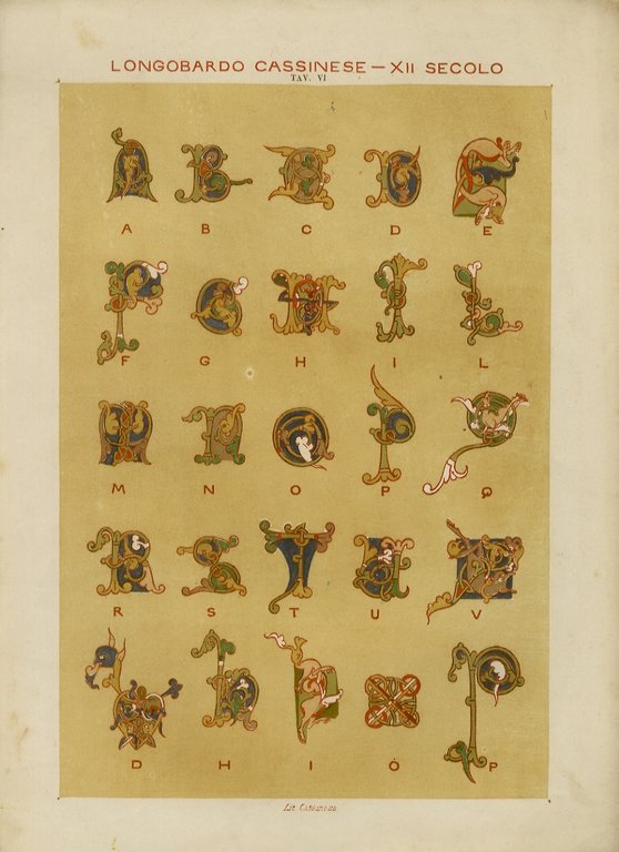 LONGOBARDO Cassinese. (Tavole I, II, IV-VII, XXXVII, XXXIX, XLIII, XLV).