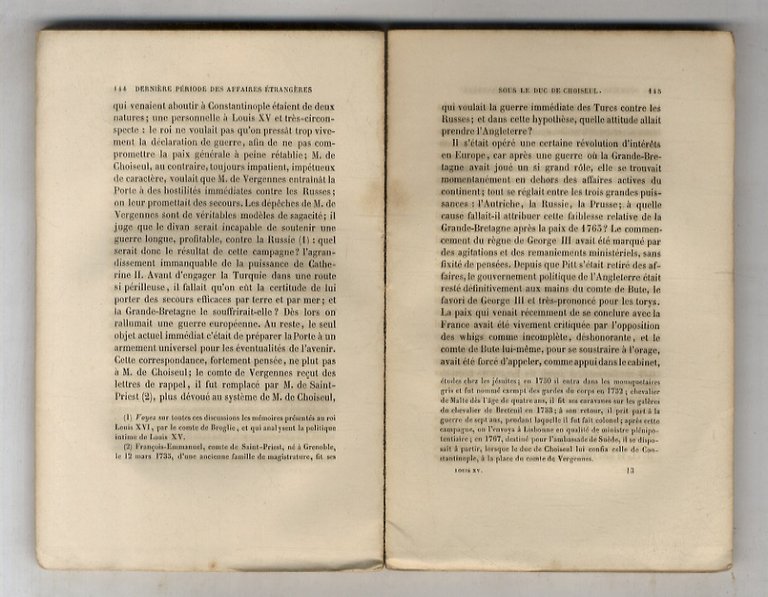 Louis XV et la société du XVIII siècle. Tome I …