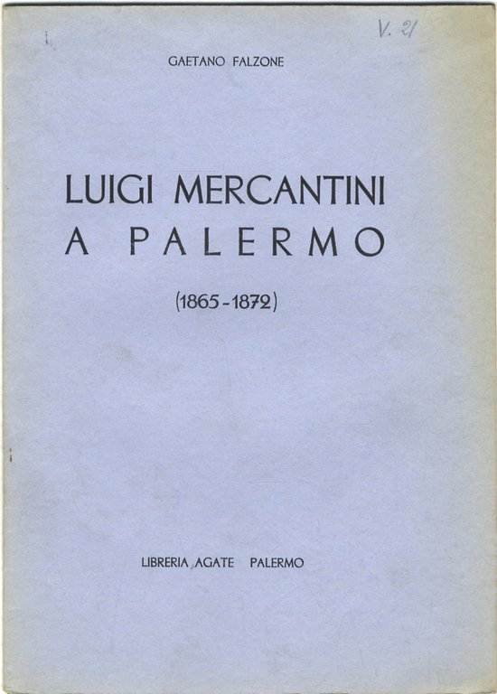 Luigi Mercantini a Palermo (1865-1872).
