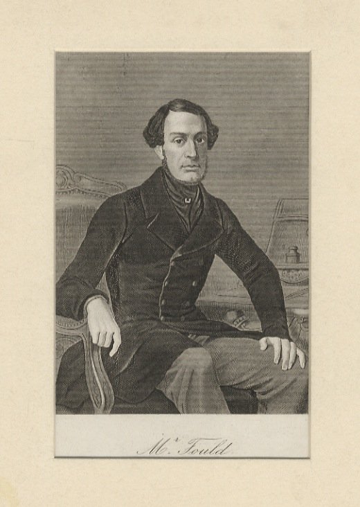 M.r Fould. (Ritratto a mezza figura, rivolto di 3/4 verso …