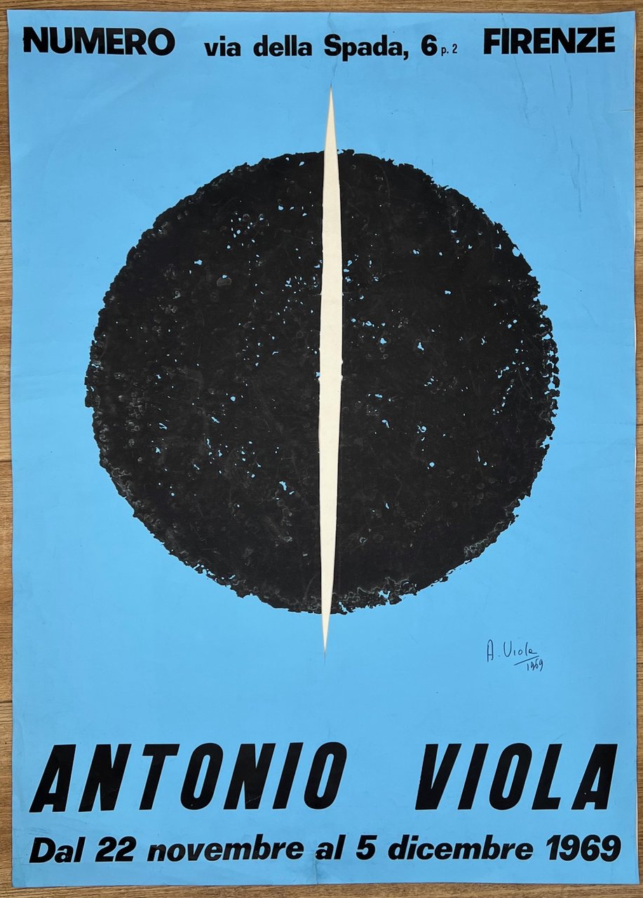 Manifesto di un mostra di Antonio Viola tenuta alla Galleria …