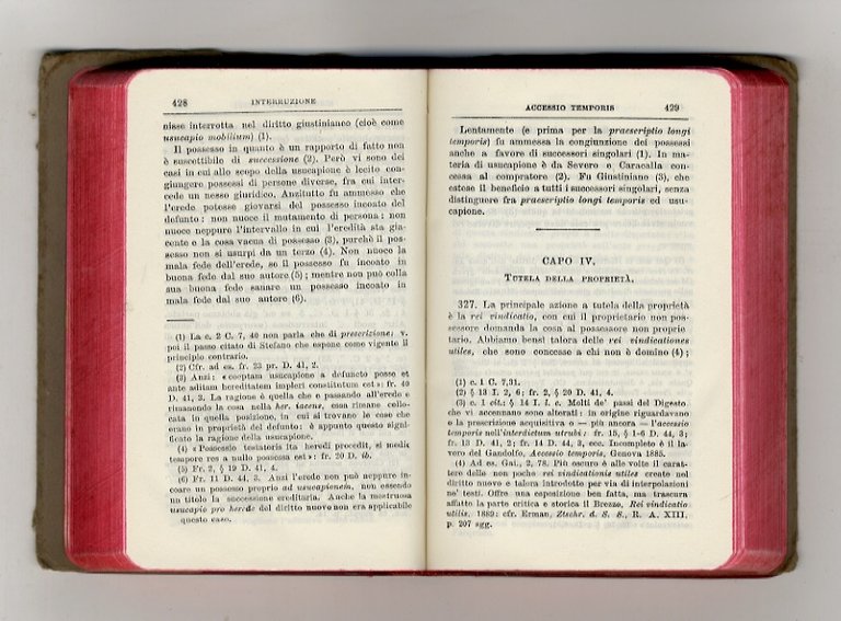 Manuale di pandette. Terza edizione riveduta. (Ristampa).