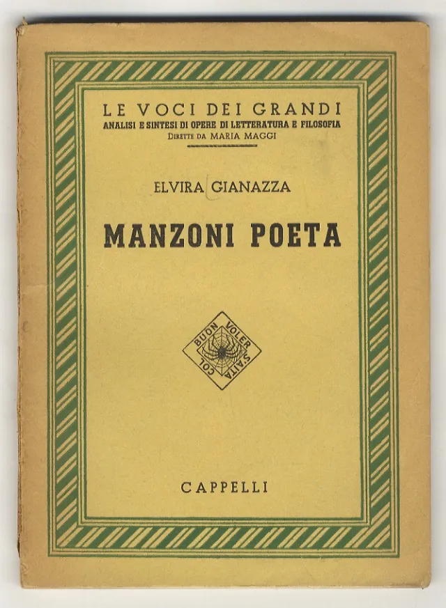 Manzoni poeta. | Immagine principale