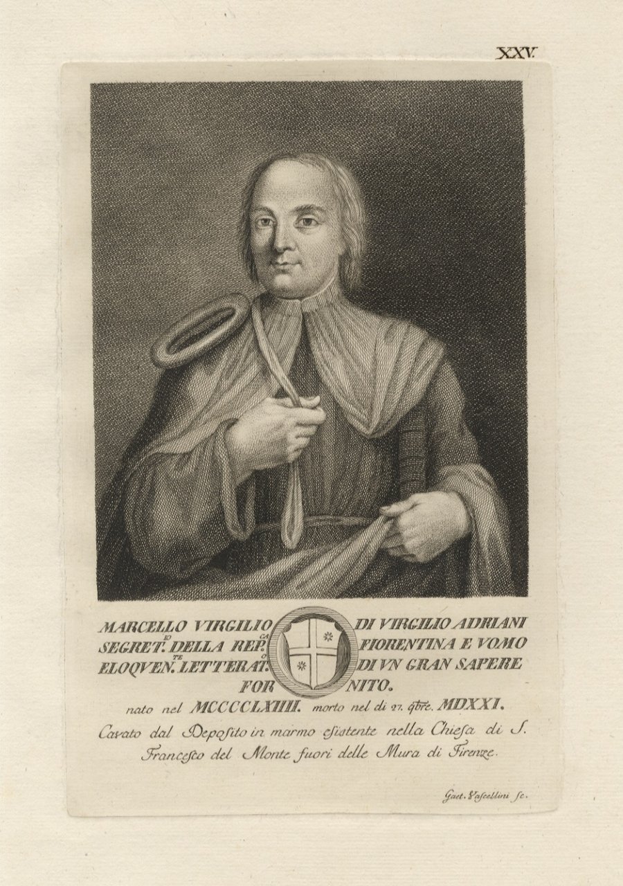 Marcello Virgilio di Virgilio Adriani Segretario della Repubblica Fiorentina e …