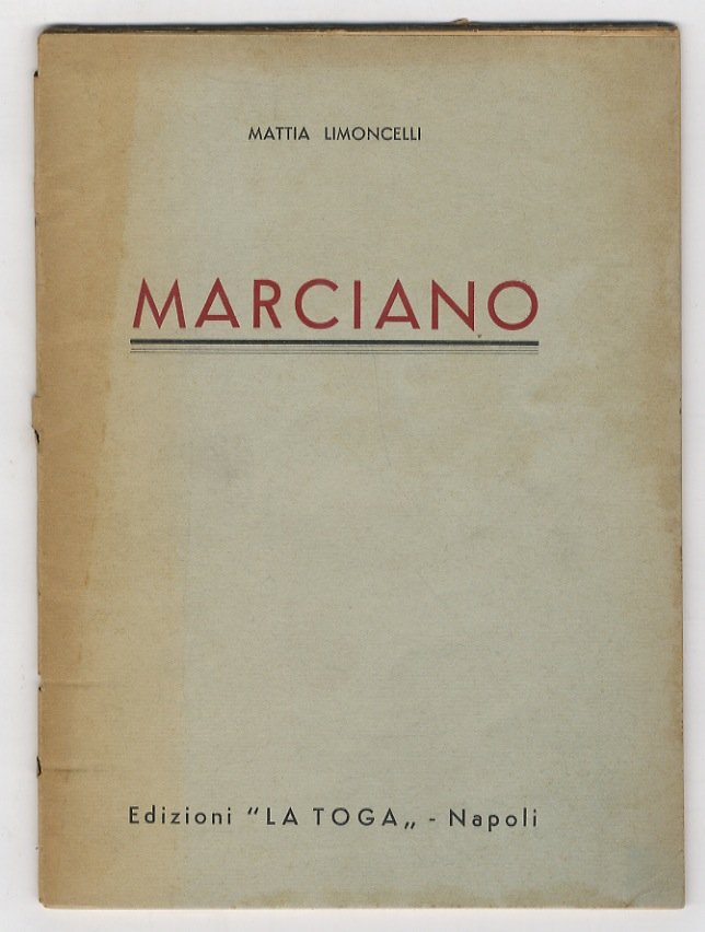 Marciano. Discorso tenuto il giorno 8 dicembre 1946 alla Sala …