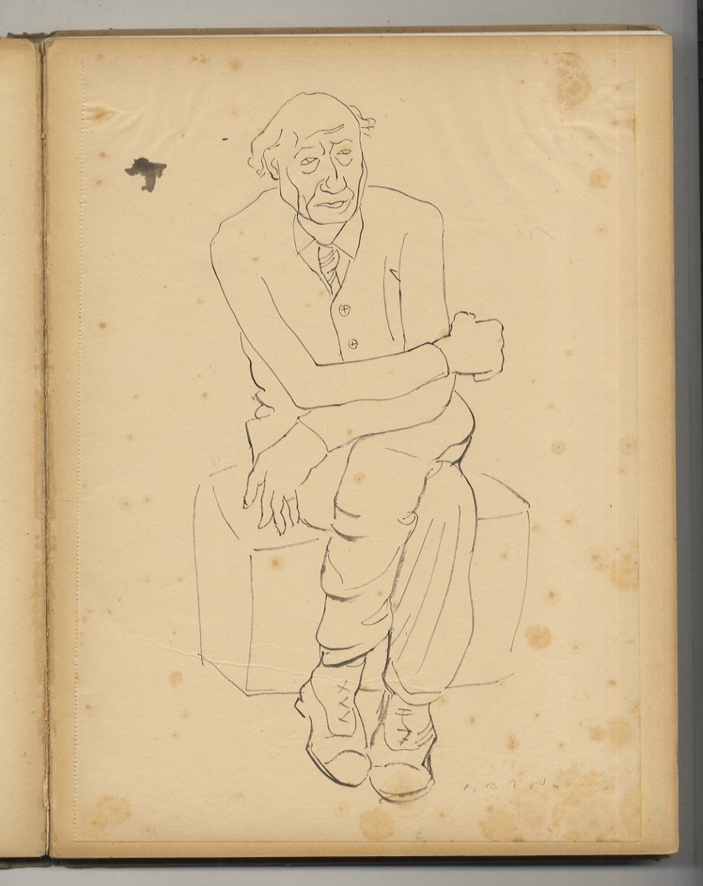 Marino Marini presentato da Filippo de Pisis.