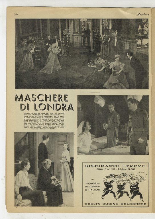 MASCHERE. Lo spettacolo in Italia e nel mondo. Mensile diretto …