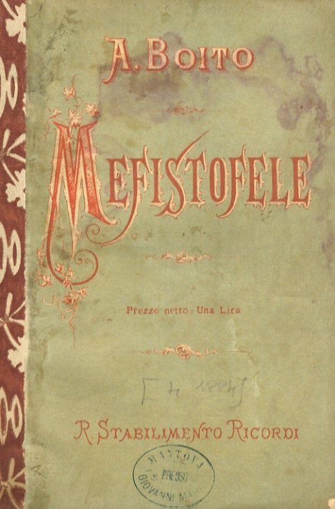 Mefistofele. Opera.