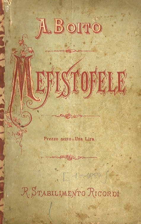 Mefistofele. Opera.