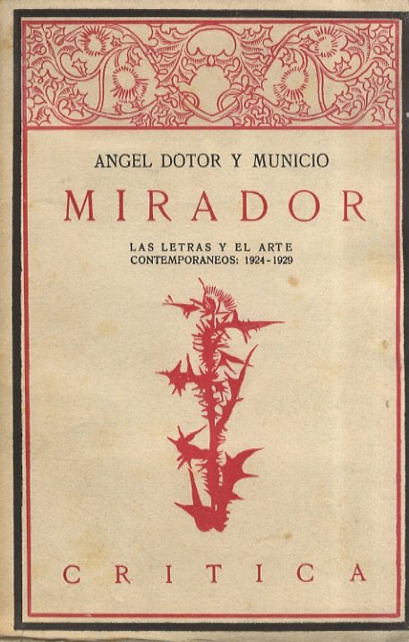 Mirador. La Letras y el Arte contemporaneos 1924-1929. | Immagine principale
