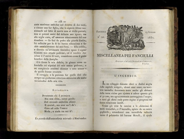 Miscellanea pei fanciulli, opera Francesco Cusani e Lodovico Hartmann. Volume …