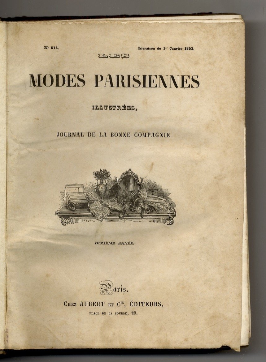 Modes (Les) parisiennes illustrées. Journal de la bonne compagnie. (Modes …