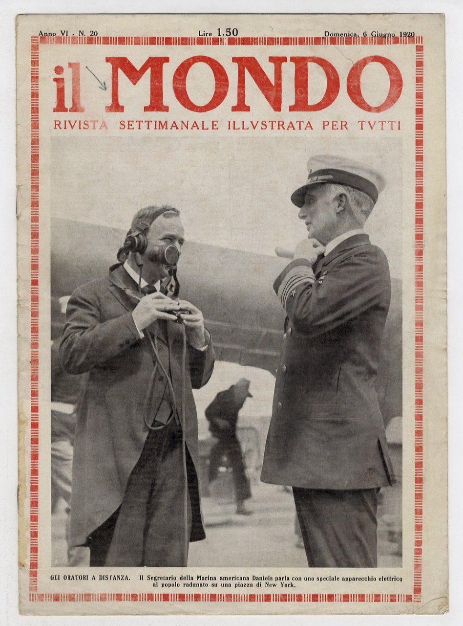 MONDO (IL). Rivista settimanale illustrata per tutti. Anno VI. N. … | Immagine principale