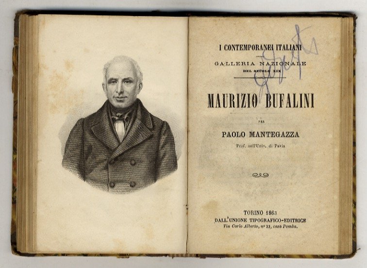 MONTAZIO E. Gino Capponi. Torino, UTE, 1862, pp. 76. Con …