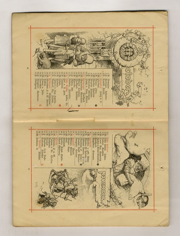 Münchener Fliegende Blätter. Kalender für 1896. XIII Jahrgang.