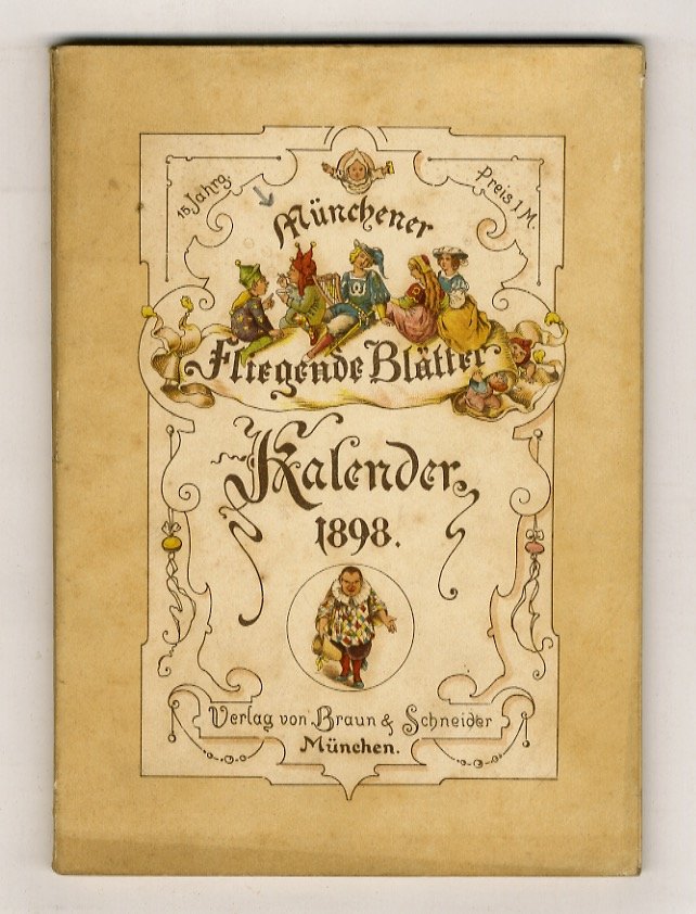 Münchener Fliegende Blätter. Kalender für 1898. XV Jahrgang. | Immagine principale