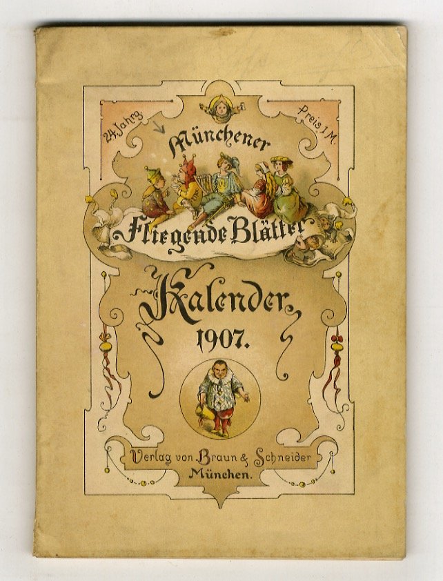 Münchener Fliegende Blätter. Kalender für 1907. XXIV Jahrgang.