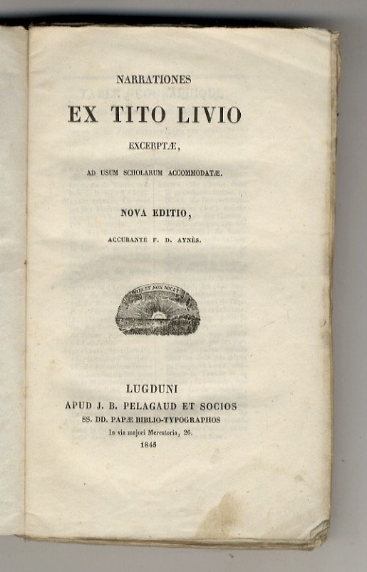 Narrationes ex Tito Livio excerptae, ad usum scholarum accommodatae. Nova …