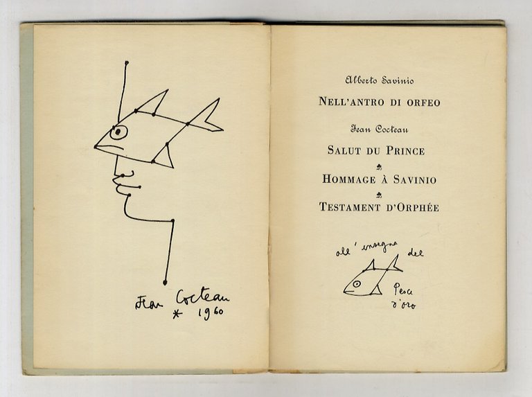 Nell'Antro di Orfeo - Salut du Prince. Hommage à Savinio. …