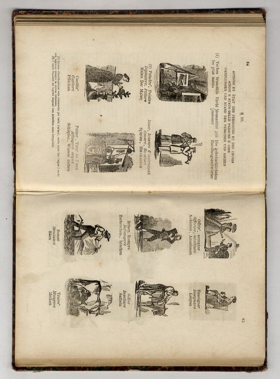 Nomenclatura figurata in francese, italiano e tedesco. Seguita da 40 …